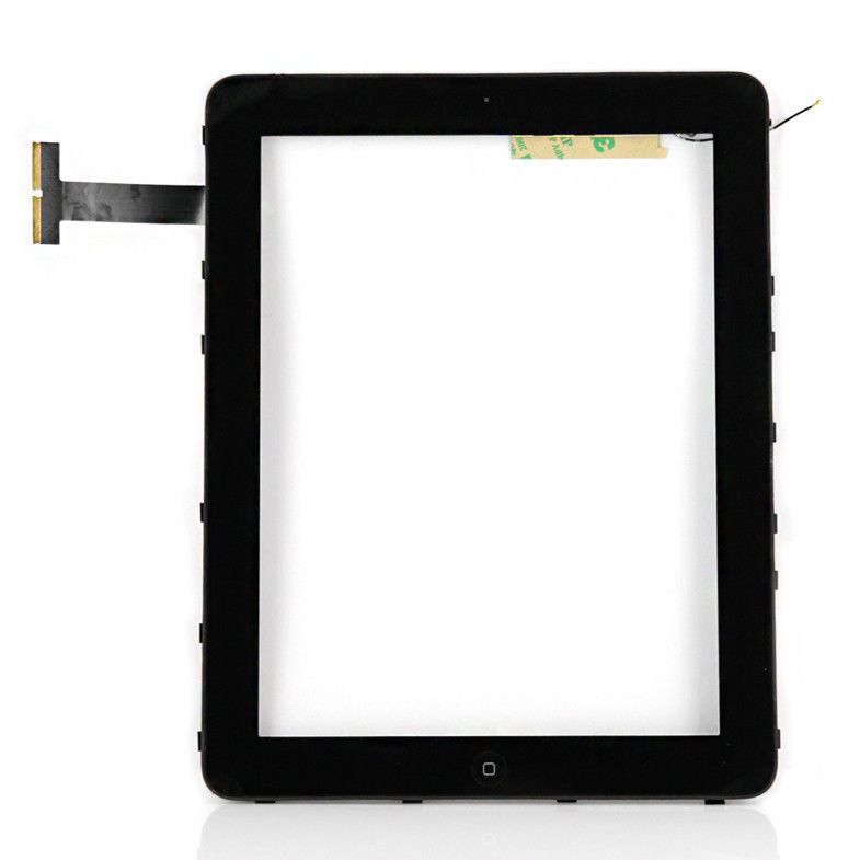 iPad 1 (3G 버전)를 위한 가정 단추를 가진 까만 iPad 터치스크린 수치기 회의