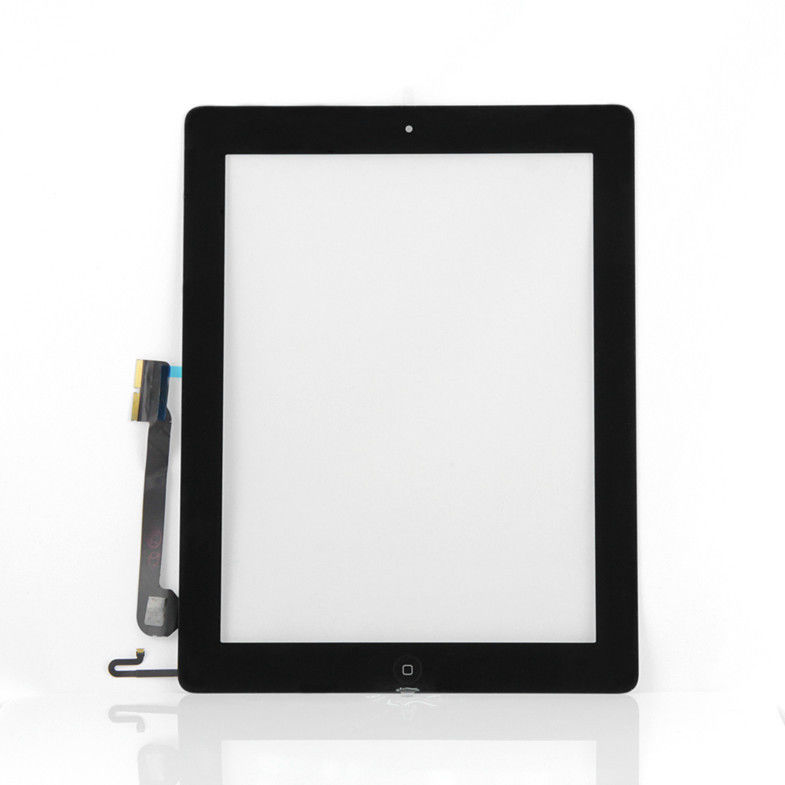 iPad 4를 위한 가정 단추를 가진 Apple iPad 수치기 터치스크린 정면 유리제 회의
