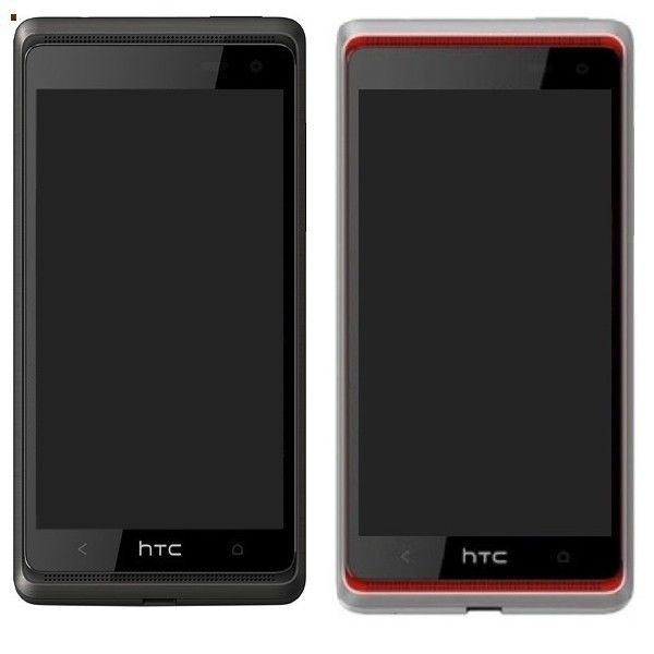 검정, 빨강 HTC 욕망 600를 위한 구조를 가진 4.5 인치 셀룰라 전화 수치기